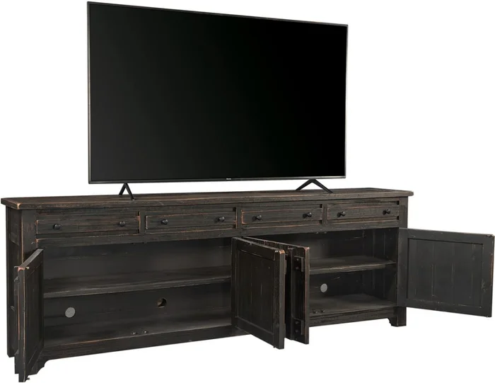 Aspenhome Reeds Farm 97″ Console in Weathered Black I358-297-WBK