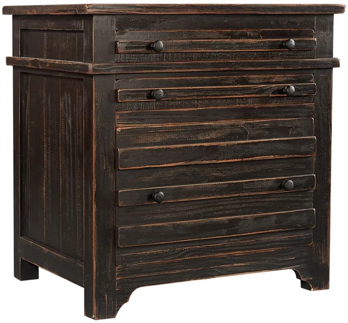 Aspenhome Reeds Farm Single File in Weathered Black I358-379-WBK