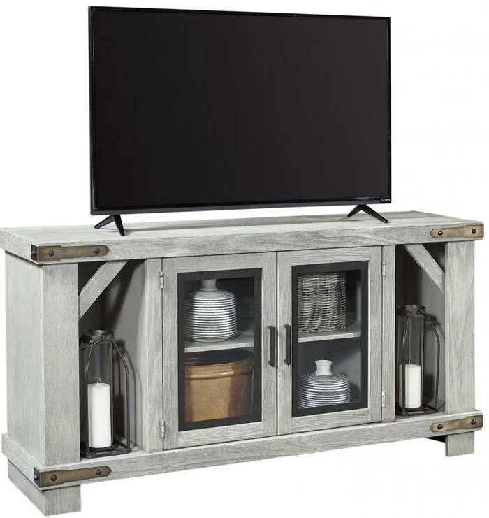 Aspenhome Sawyer 64″Console in Lighthouse Grey WMO1240-LGH EST SHIP TIME IS 2 WEEKS