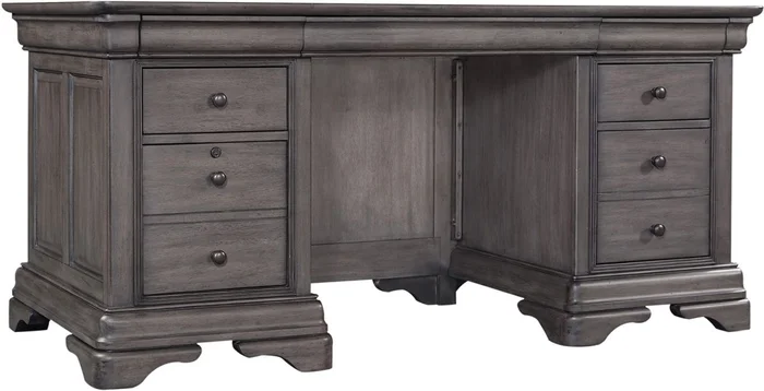 Aspenhome Sinclair 68″ Executive Desk in Ash Grey I224-303