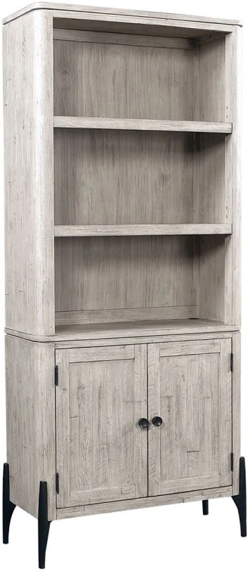Aspenhome Zane Door Bookcase in Parchment I256-332