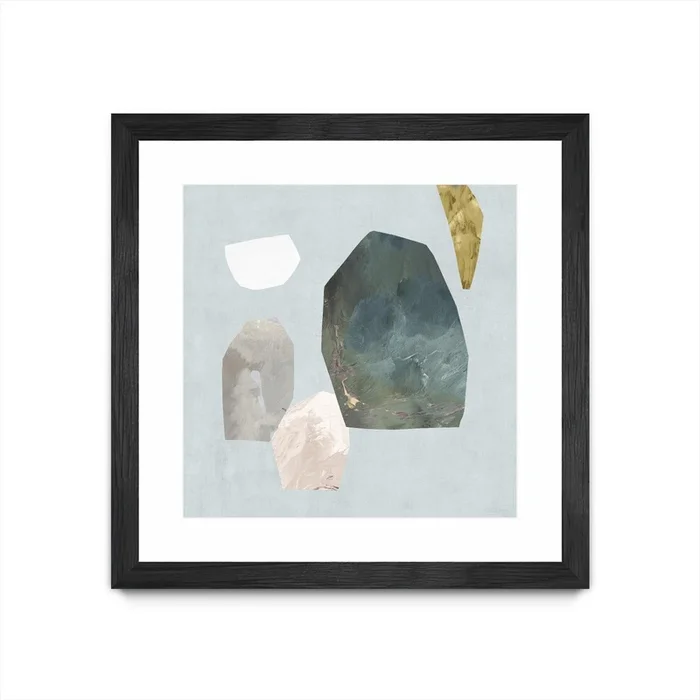 Assembly I Matted and Framed Black 36×36 Wall Art|uvre dart murale encadre noire et mate Assembly I 36×36