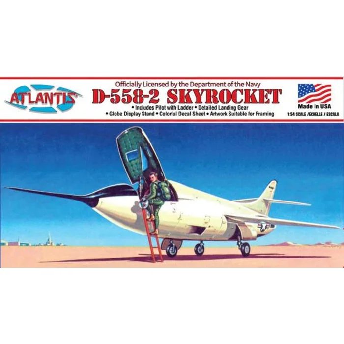 Atlantis 1/54 Douglas D-558-2 Skyrocket Model Kit AMCH213