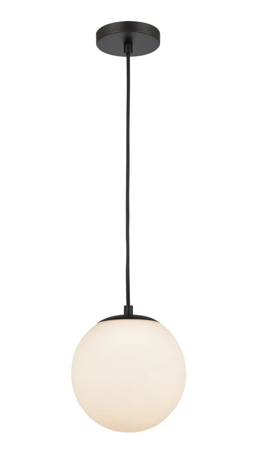 Auralume LED Mini Pendant in Matte Black (405|608-BK-W-LED)