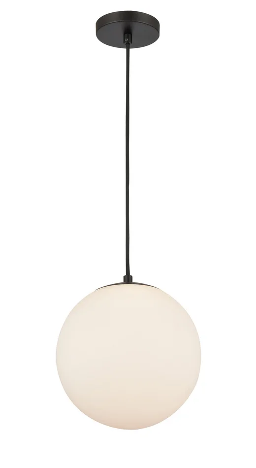 Auralume LED Mini Pendant in Matte Black (405|610-BK-W-LED)