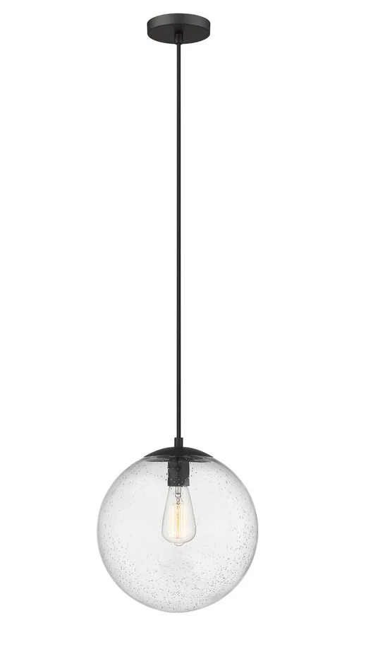 Auralume LED Mini Pendant in Matte Black (405|612-BK-W-LED)