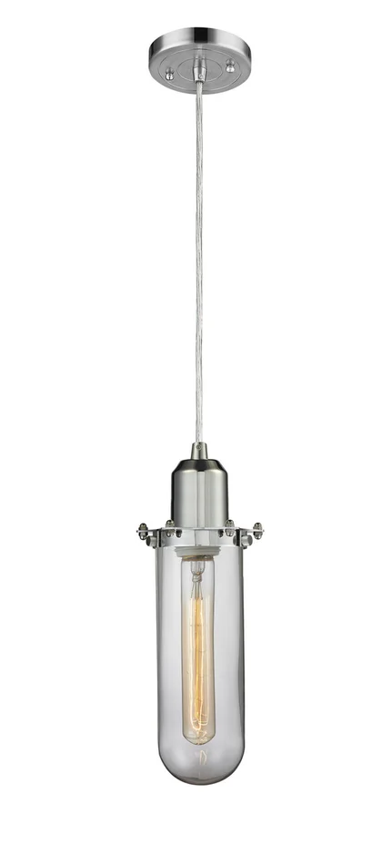 Austere LED Mini Pendant in Polished Chrome (405|900-1P-PC-CE228-PC-CL)
