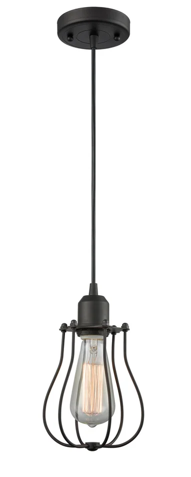 Austere One Light Mini Pendant in Oil Rubbed Bronze (405|900-1P-OB-CE513-OB)