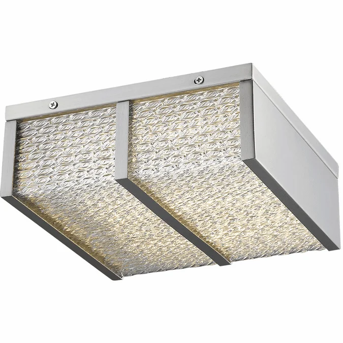 Avenue Lighting HF1124-BN Cermack St. Contemporary Brushed Nickel LED 12″ Overhead Lighting