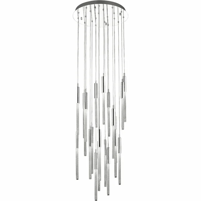 Avenue Lighting HF2021-BOA-PN Boa Contemporary Polished Nickel Halogen Multi Pendant Light Fixture