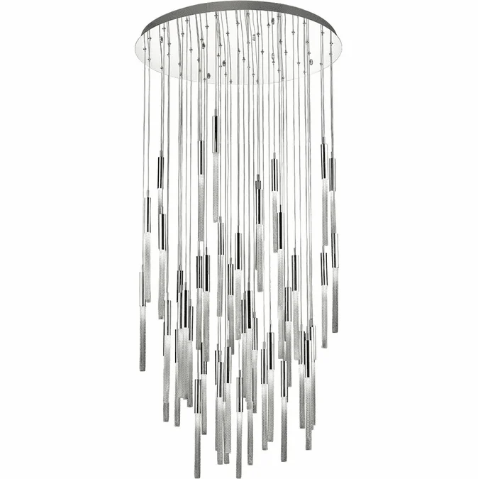 Avenue Lighting HF2051-BOA-PN Boa Contemporary Polished Nickel Halogen Multi Ceiling Light Pendant