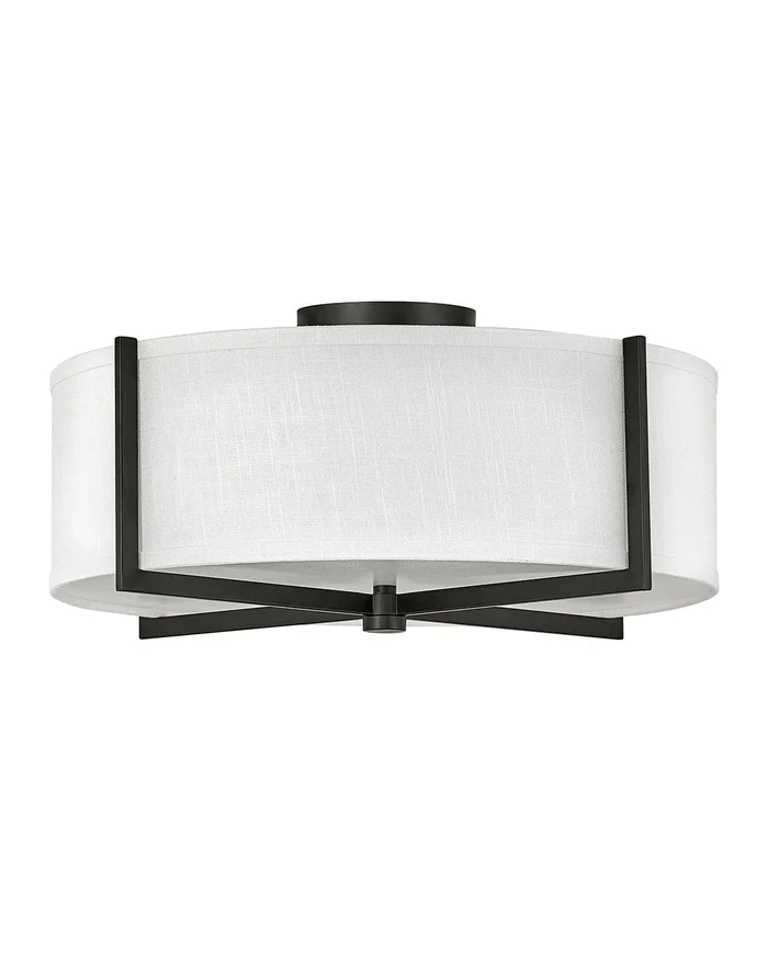 Axis Off White LED Semi-flush Mount