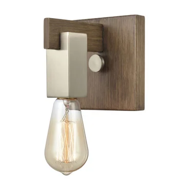 Axis One Light Vanity in Light Wood (45|55056/1)