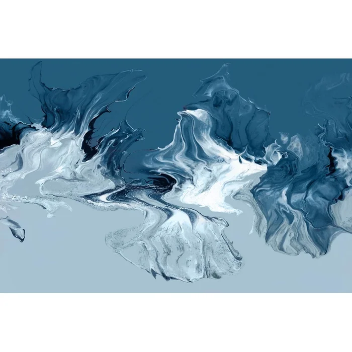 Azure Marble I Giant Art 72×48 Wall Art|uvre dart murale Giant Art Azure Marble I 72×48