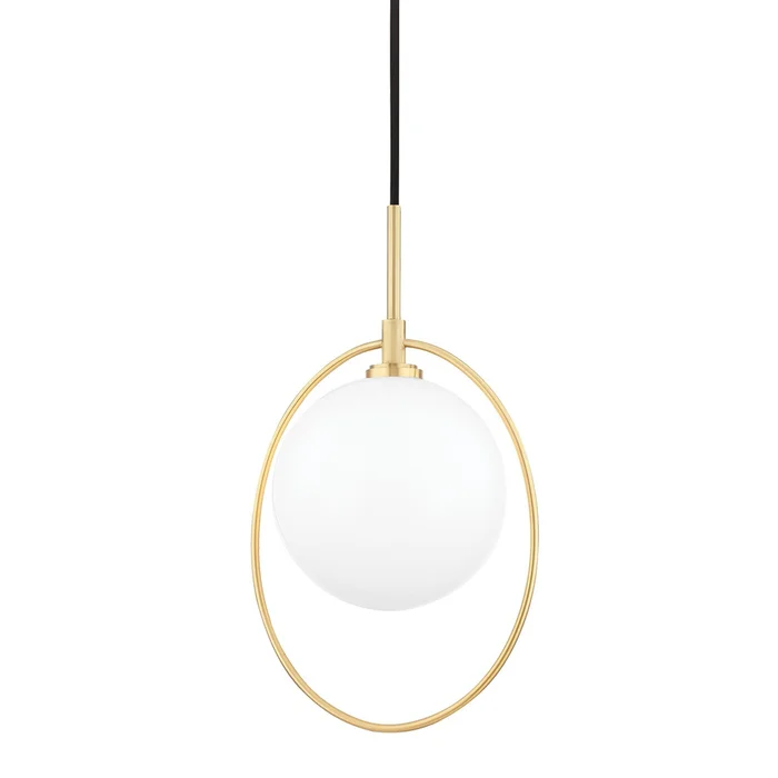 Babette LED Pendant in Aged Brass (428|H493701-AGB)