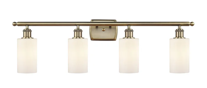Ballston Four Light Bath Vanity in Antique Brass (405|516-4W-AB-G801)