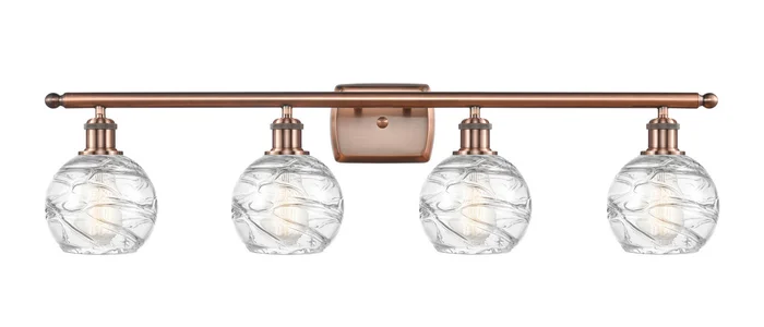 Ballston Four Light Bath Vanity in Antique Copper (405|516-4W-AC-G1213-6)