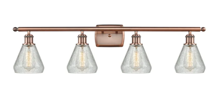 Ballston Four Light Bath Vanity in Antique Copper (405|516-4W-AC-G275)