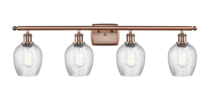Ballston Four Light Bath Vanity in Antique Copper (405|516-4W-AC-G292)