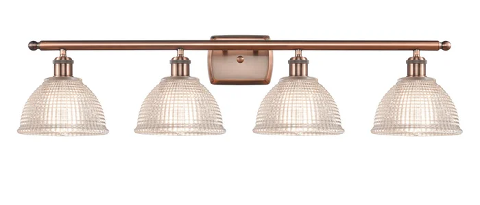 Ballston Four Light Bath Vanity in Antique Copper (405|516-4W-AC-G422)