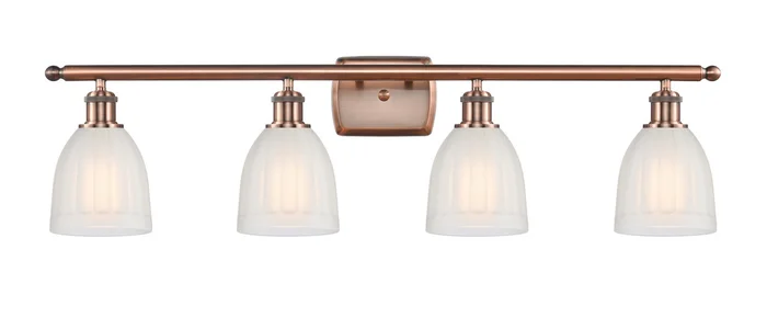 Ballston Four Light Bath Vanity in Antique Copper (405|516-4W-AC-G441)