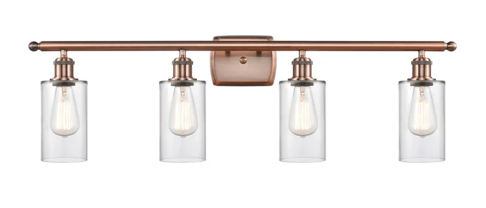 Ballston Four Light Bath Vanity in Antique Copper (405|516-4W-AC-G802)