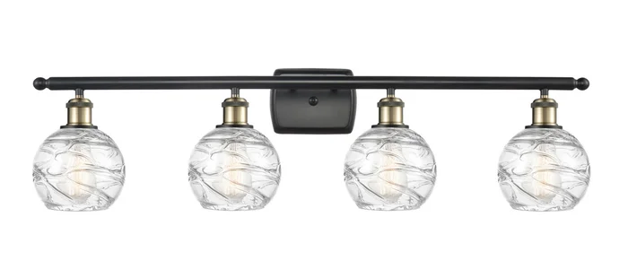 Ballston Four Light Bath Vanity in Black Antique Brass (405|516-4W-BAB-G1213-6)