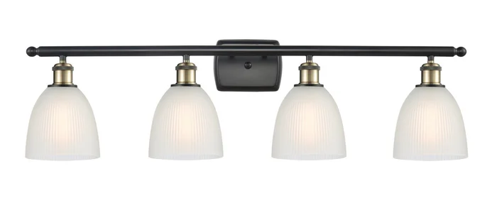 Ballston Four Light Bath Vanity in Black Antique Brass (405|516-4W-BAB-G381)