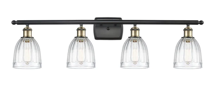 Ballston Four Light Bath Vanity in Black Antique Brass (405|516-4W-BAB-G442)