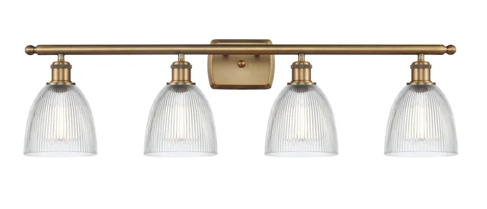 Ballston Four Light Bath Vanity in Brushed Brass (405|516-4W-BB-G382)