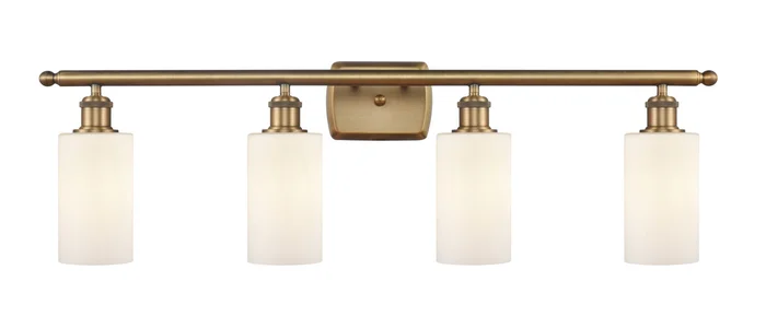 Ballston Four Light Bath Vanity in Brushed Brass (405|516-4W-BB-G801)