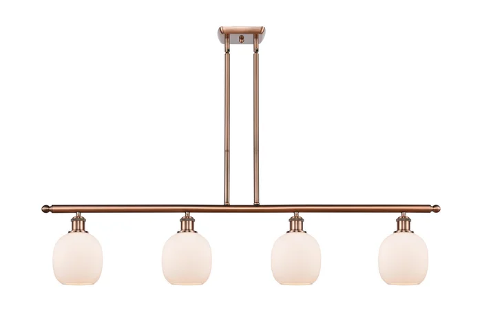 Ballston Four Light Island Pendant in Antique Copper (405|516-4I-AC-G101)