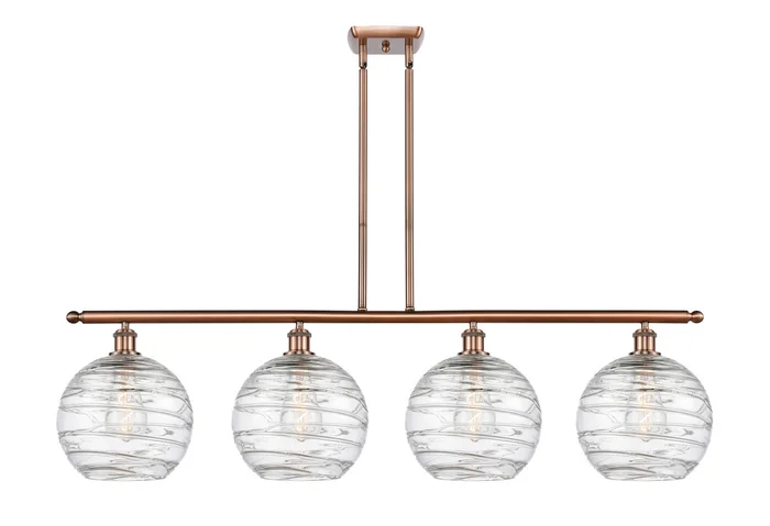 Ballston Four Light Island Pendant in Antique Copper (405|516-4I-AC-G1213-10)