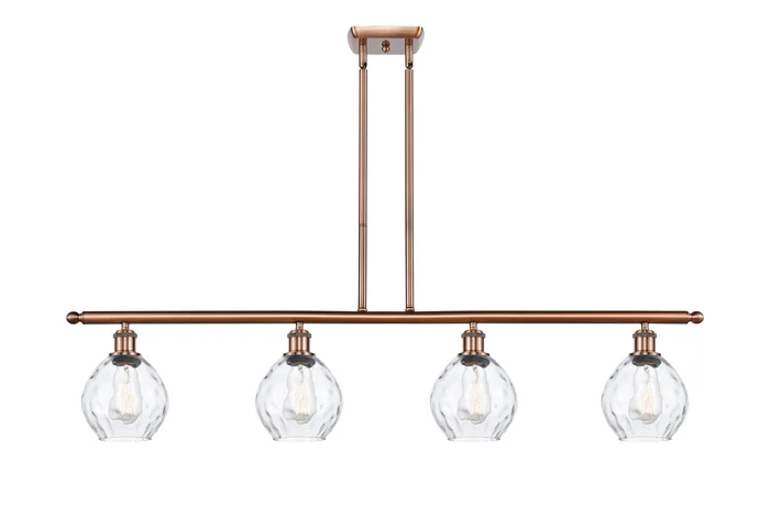 Ballston Four Light Island Pendant in Antique Copper (405|516-4I-AC-G362)