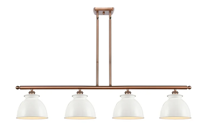 Ballston Four Light Island Pendant in Antique Copper (405|516-4I-AC-M14-W)