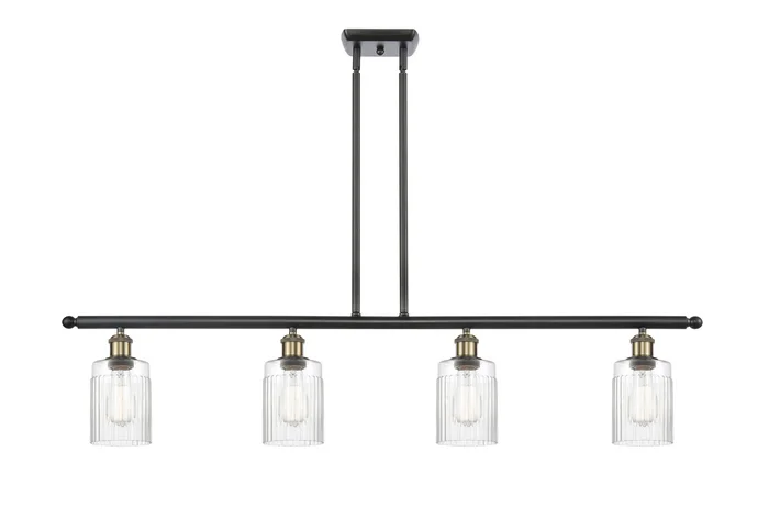 Ballston Four Light Island Pendant in Black Antique Brass (405|516-4I-BAB-G342)