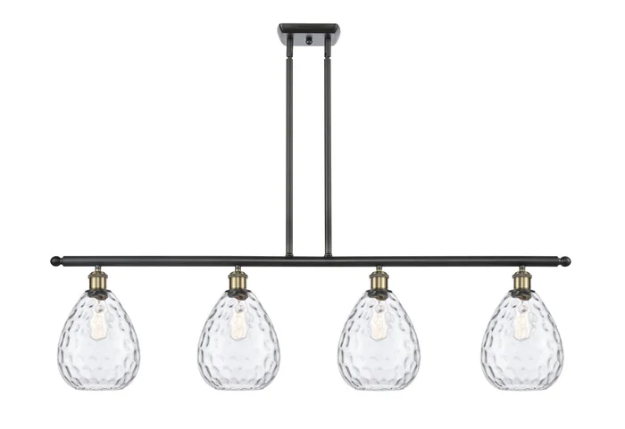 Ballston Four Light Island Pendant in Black Antique Brass (405|516-4I-BAB-G372)