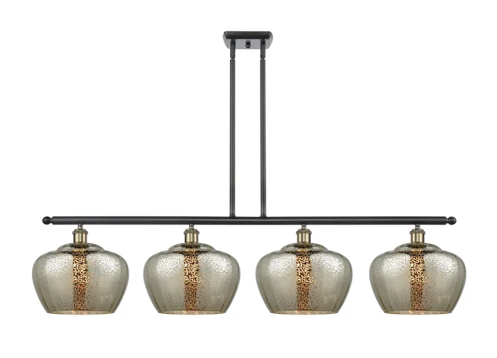 Ballston Four Light Island Pendant in Black Antique Brass (405|516-4I-BAB-G96-L)