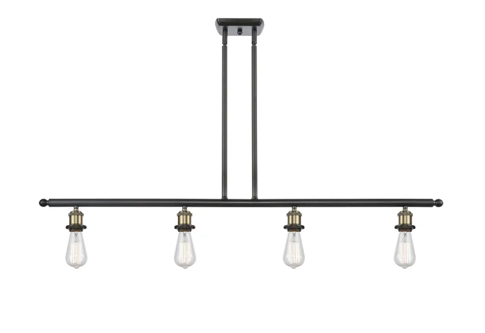 Ballston Four Light Island Pendant in Black Antique Brass (405|516-4I-BAB)
