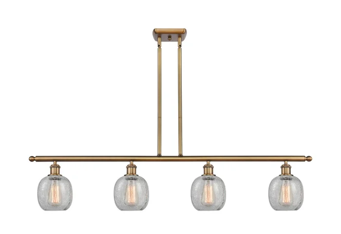 Ballston Four Light Island Pendant in Brushed Brass (405|516-4I-BB-G105)