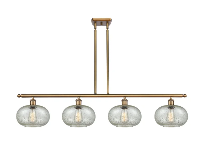 Ballston Four Light Island Pendant in Brushed Brass (405|516-4I-BB-G249)