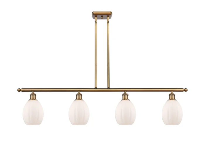 Ballston Four Light Island Pendant in Brushed Brass (405|516-4I-BB-G81)