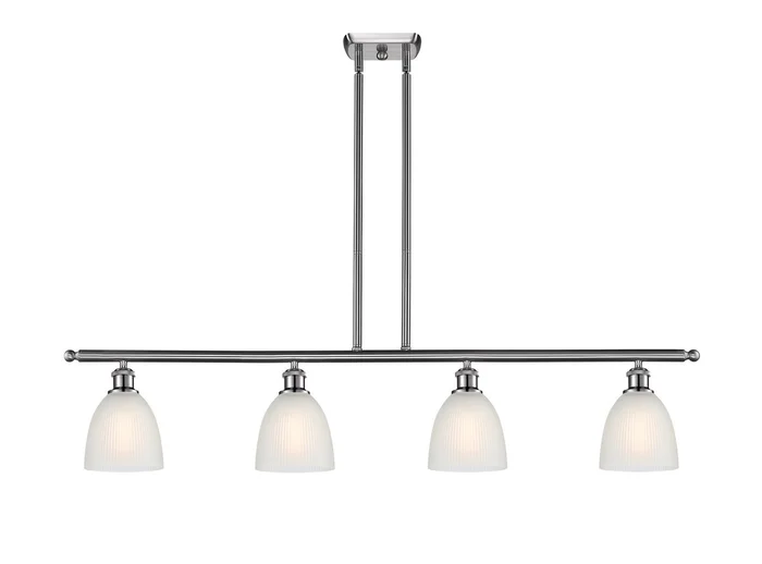 Ballston Four Light Island Pendant in Brushed Satin Nickel (405|516-4I-SN-G381)