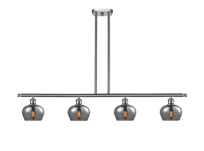 Ballston Four Light Island Pendant in Brushed Satin Nickel (405|516-4I-SN-G93)