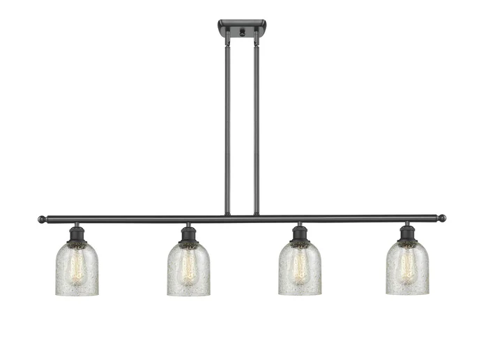 Ballston Four Light Island Pendant in Matte Black (405|516-4I-BK-G259)