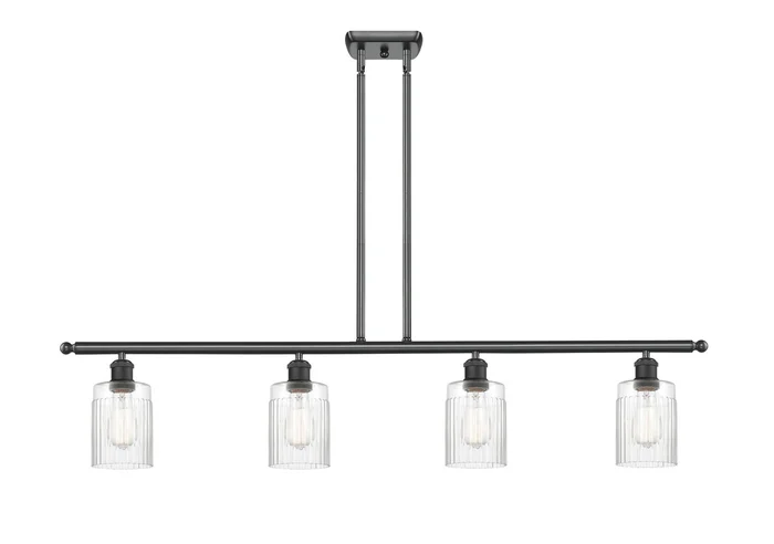 Ballston Four Light Island Pendant in Matte Black (405|516-4I-BK-G342)