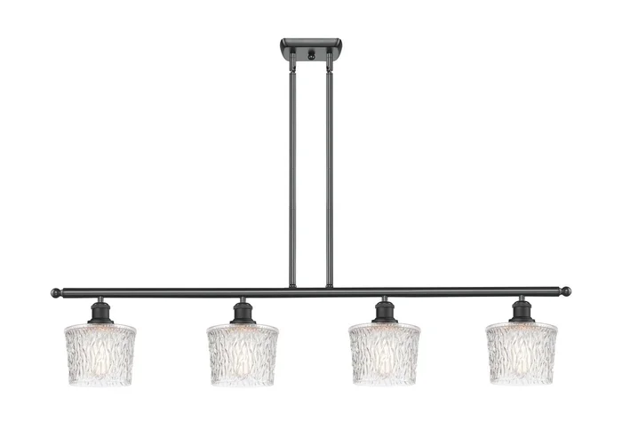 Ballston Four Light Island Pendant in Matte Black (405|516-4I-BK-G402)