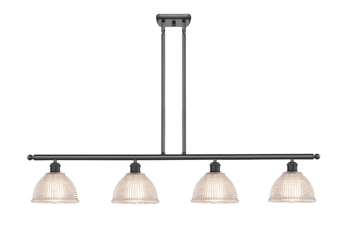 Ballston Four Light Island Pendant in Matte Black (405|516-4I-BK-G422)