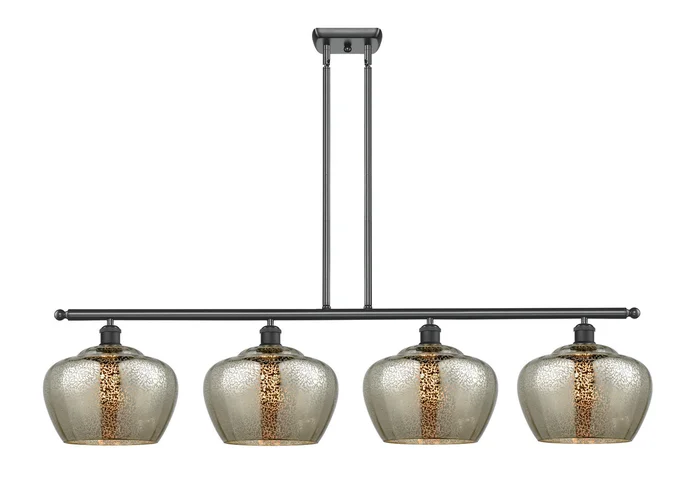 Ballston Four Light Island Pendant in Oil Rubbed Bronze (405|516-4I-OB-G92-L)