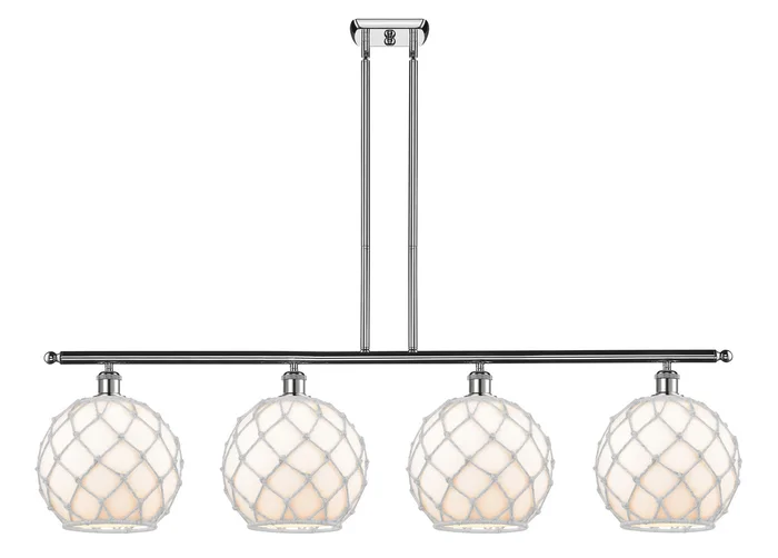 Ballston Four Light Island Pendant in Polished Chrome (405|516-4I-PC-G121-10RW)